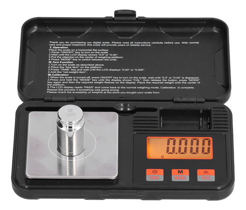 Balanza Digital Portátil De Bolsillo Silver Báscula De 50 G