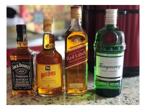 Kit Jack Daniel's + Red Label + White Horse + Tanqueray