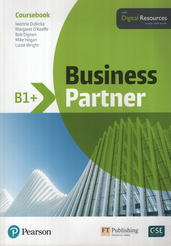 Business partner b1+ - Student's Book + Digital Resources, De Dubicka, Iwonna. Editorial Pearson, Tapa Blanda En Inglés Internacional, 2018