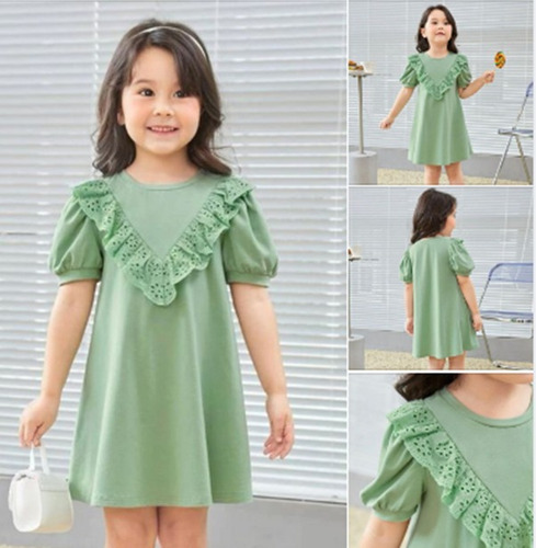 Vestido Para Niñas, Únicamente Talla 4 Años.