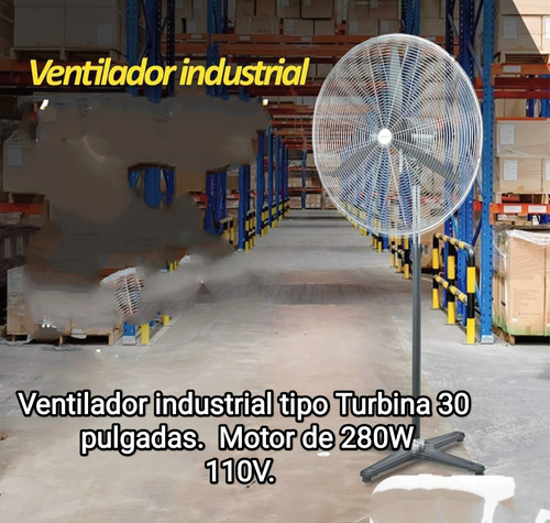 Ventilador Industrial Tipo Turbina 280w. 110v. Garantía 