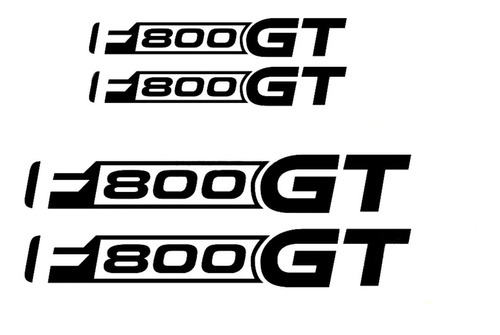 Kit De Adesivos Emblema Compatível Com F800gt Gt01