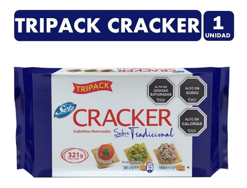 Galletas Selz Cracker Tripack - Paquete De 3un. De 107g C/u.