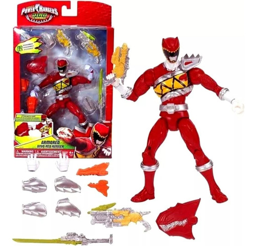 Power Rangers Deluxe Dino Charge Zord Armor Ranger Sellado (Usado)