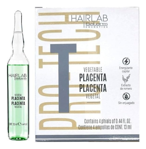 Salerm Ampolla Placenta Vegetal 13 Ml 4pz