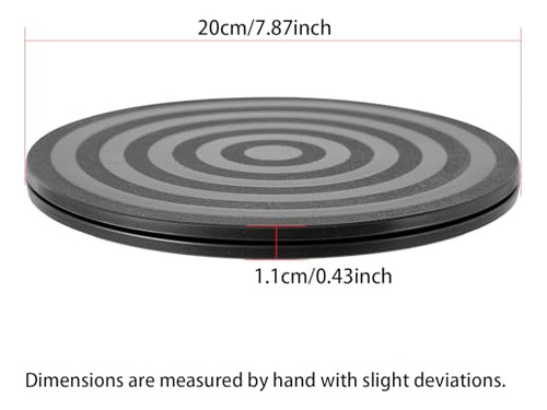 Soporte Giratorio 2pcs 20 Cm Lazy Susan Con Rodamientos De