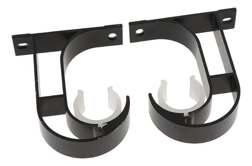 4x Soportes De Cortina De Metal Soporte De Pared Soporte De
