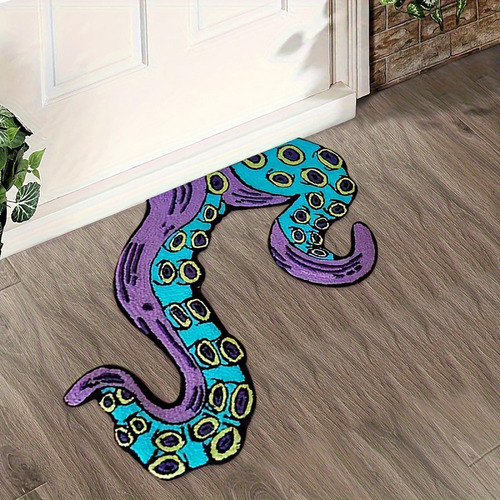 W Alfombra Decorativa Con Forma De Tentáculos Para El