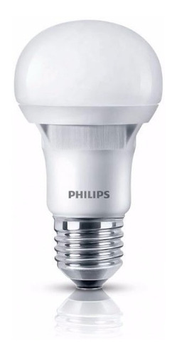 Pack X10 Lamparas Foco Philips Led Bulbo 5w = 40w Fria 220v