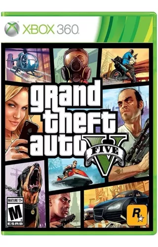 Gta V +jogos Xbox 360 - Mídia Digital - Escorrega o Preço