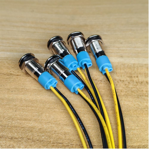 Lámpara De Señal Led A Prueba De Agua Gebildet 8 Mm 110v-220