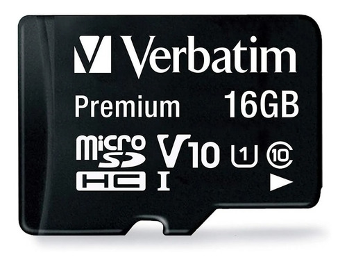 Memoria Micro Sd Hc 16gb Clase 10 Verbatim Full Hd Videcom