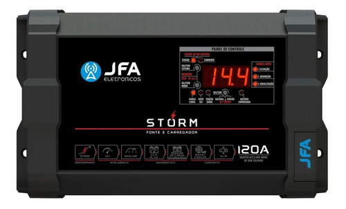 Fonte Automotiva E Carregador De Bateria Jfa Storm 120a