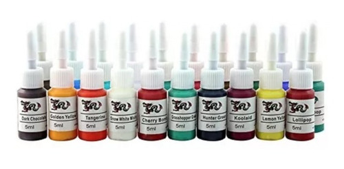 Imagen 4 de 6 de Kit Tatuaje 2 Máquinas Tintas Agujas