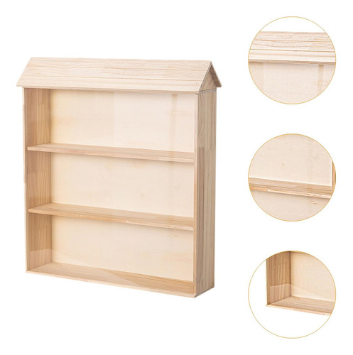 Vitrina Para Coleccionables, Escaparate En Forma De Casa,