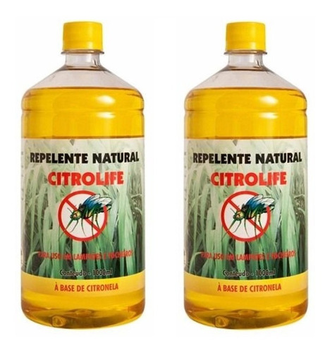 Óleo De Citronela 2 Litros Repelente Natural Forte Citrolife