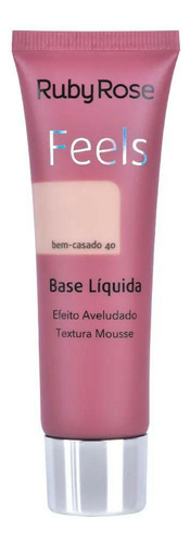 Base de maquillaje en mousse Ruby Rose Líquida Matte Feels - 29mL