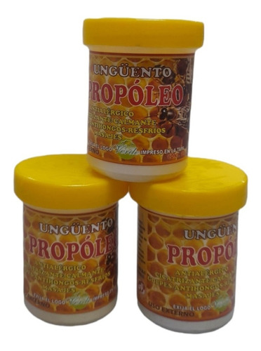 Ungüento De Propoleo (3 Potes De 100 Gr .cada Uno )