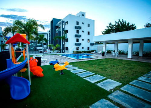 Apartamento En Venta Nuevo En Res. Con Piscina En Gurabo Wpa132