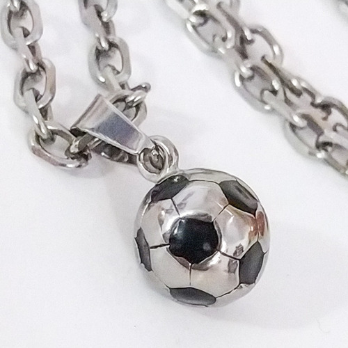 Collar Pelota Futbol Full Acero