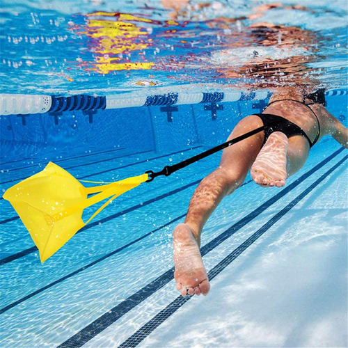 Swim Parachute Agility Speed Training Cinturón Amarillo M