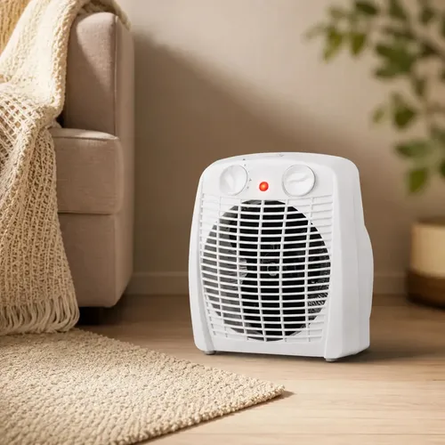 Aquecedor Eletrico 2 Em 1 Kian Branco 1800w Aq100 2 Niveis De Aquecimento Ventilacao