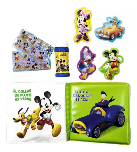 Salpicados Libro Para El Agua Figuras Vertice Color Mickey Mouse