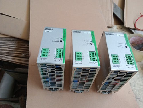 Fuente Alimentación Lote 3 Pza.110-240v, Salida 24 Vcd 10 A.