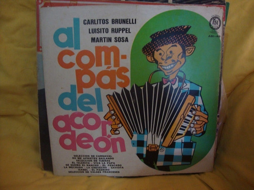 Vinilo Al Compas Del Acordeon Brunelli Ruppel Sosa C2