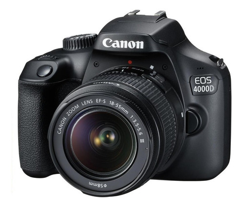 Camara Canon Eos 4000d Kit 18-55 + Gratis Memoria 32gb