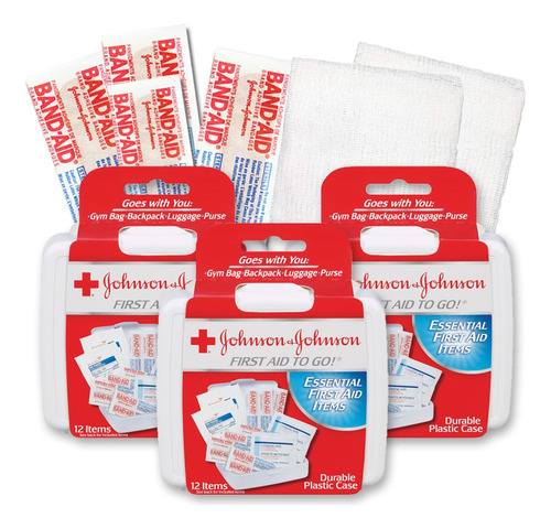 Johnson &amp; Johnson Red Cross Kit De Primeros Auxilios Mul