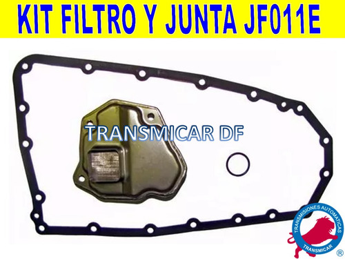 Kit Filtro Y Junta Acero Jf011e Caliber Lancer Sentra