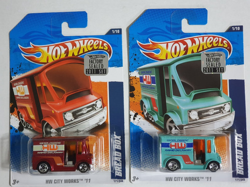 2 Hot Wheels Bread Box 2011 171/244 Original Y Variante