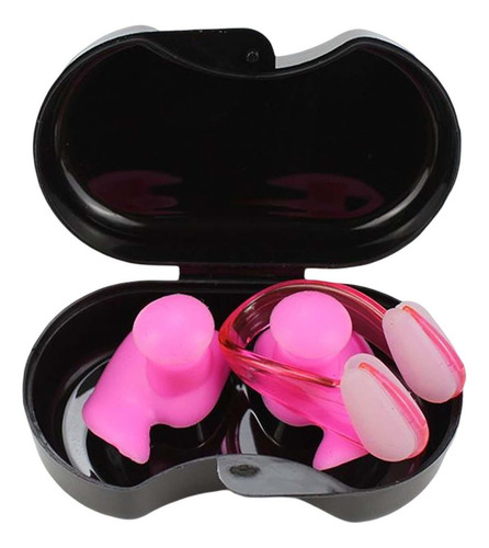Fs 2 Juego De Tapones Para Los Oídos Para Natación, Rosa