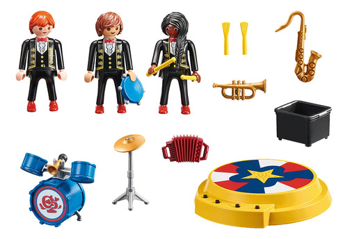 Playmobil 70965 Banda de circo con música de colores neutros