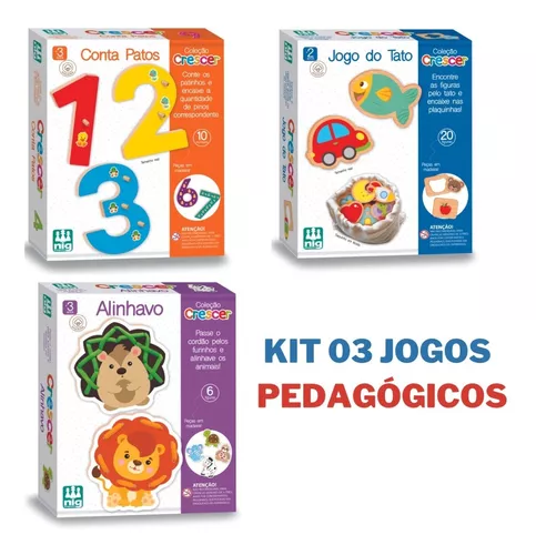 Kit Jogos 3 - À partir de 5 anos - Castelarte - Brinquedos Educativos,  Pedagógicos e Terapêuticos