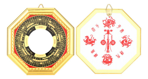Mz Espelho Baguá Convexo/côncavo De Feng Shui Chinês