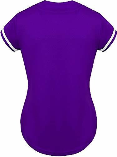 Imagen 4 de 5 de Sombrero Y Más Allá Mujeres Botón De Béisbol Tee Short Sleev