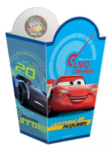 10 ct. Pack - Cars Popcorn Boxes / Paquete con 10 Cajas para Palomitas de  Cars.