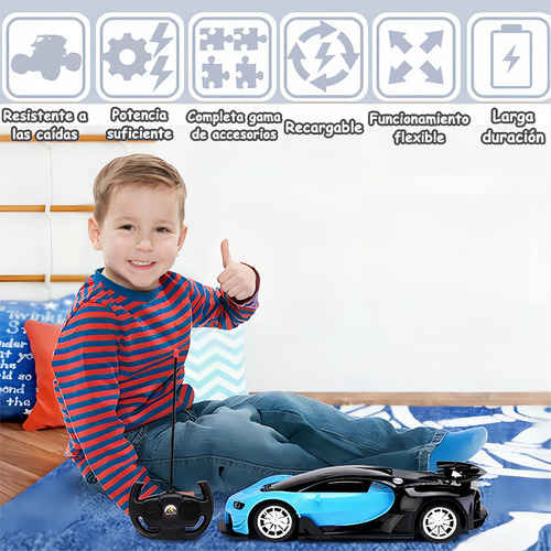 Carro De Control Remoto, Coche Control Remoto Con 3d Luz,