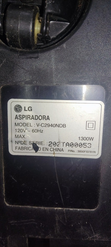  Aspiradora Lg120v