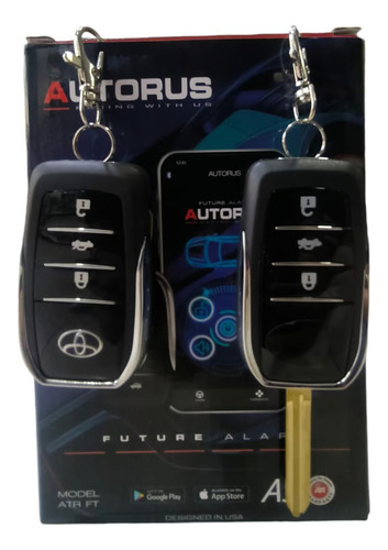 Alarma Con Llave Flip Toyota Con Aplicativo Bluetooth