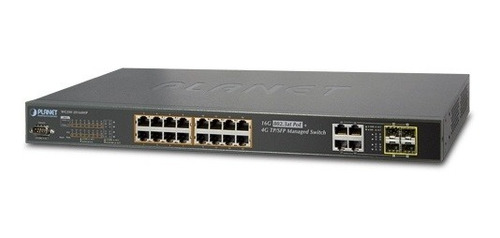 Switch Administrable 16 Puertos 10/100/1000mbps 802.3at Poe