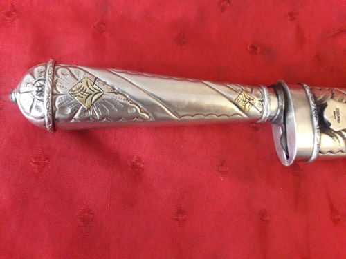 Facon Hoja 30cm Bellver Tandil, Alpaca F.lia Cruz, Sin Uso.