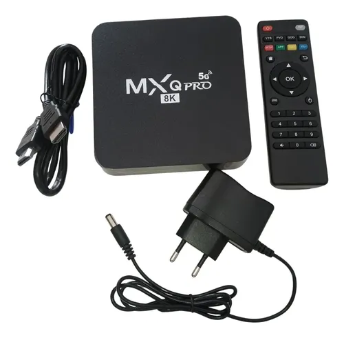 Convertidor Tv Box Android 8k Ultra Hd Smart Wifi Usb Negro Estándar