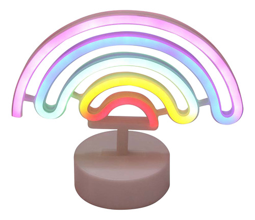 Linterna Led En V Con Luz De Neón Para Niña, Corazón, Decora
