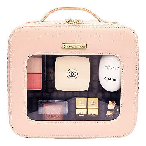 Rownyeon Maquillaje De Maquillaje Transparente Bolsa Vz5p3