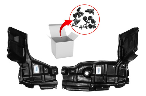 Guardapolvo De Motor O Peto Yaris Sport Belta 2006 Al 2009 