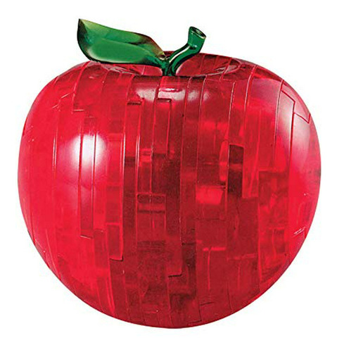 Rompecabeza - 3d Crystal Puzzle - Apple (red)