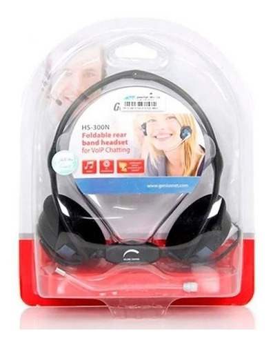 Imagen 4 de 6 de Auricular Genius Hs-300n Con Microfono Control De Volumen